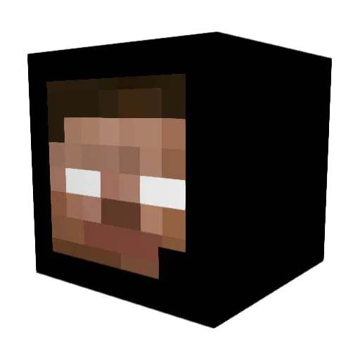 WallaceX2 Minecraft avatar head, 3D render