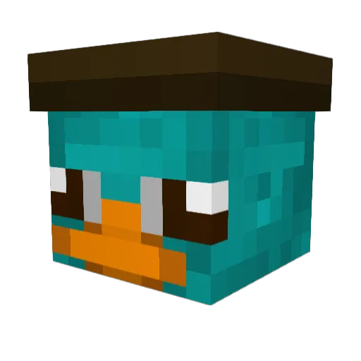 Wallo94 Minecraft avatar head, 3D render