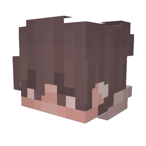 Walloren_ Minecraft avatar head, 3D render