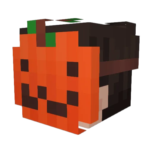 Wallpetal Minecraft avatar head, 3D render