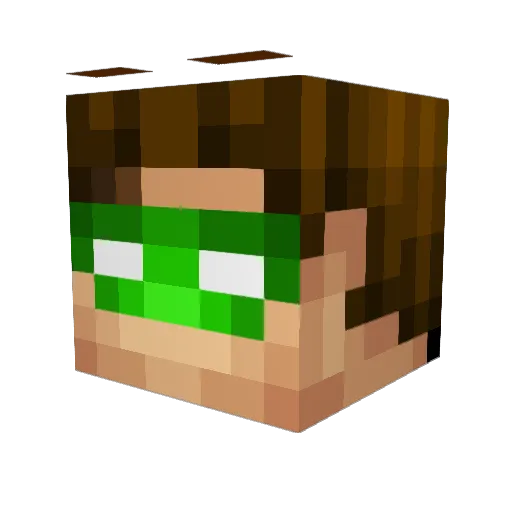 WallsTO Minecraft avatar head, 3D render