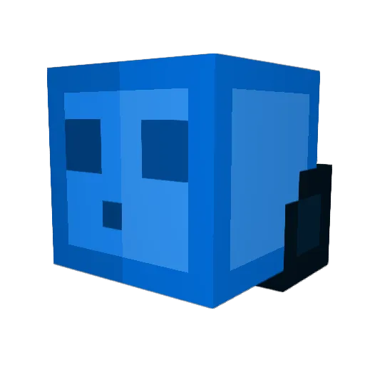WallyC12 Minecraft avatar head, 3D render