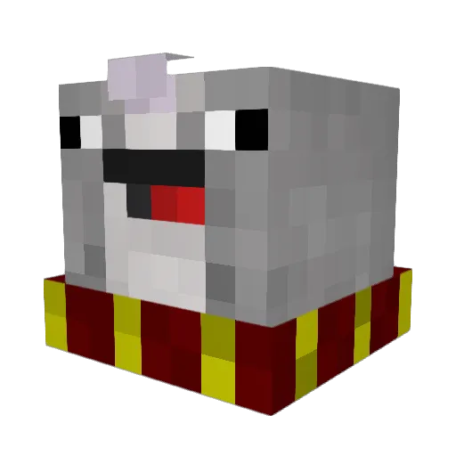 WallyTY0 Minecraft avatar head, 3D render