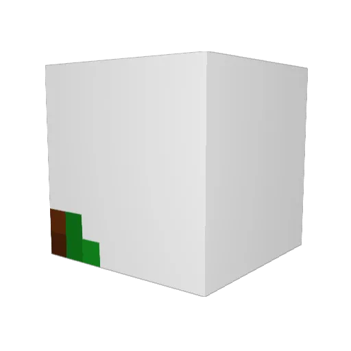 Walmartbag17 Minecraft avatar head, 3D render
