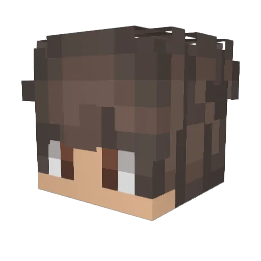 Walmartworker69 Minecraft avatar head, 3D render