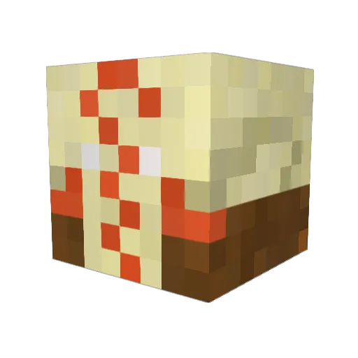 WalnussMEYMEY Minecraft avatar head, 3D render
