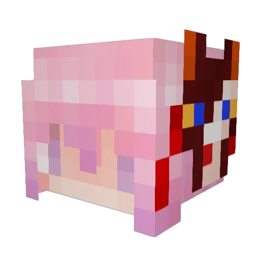 WalnutGamer1 Minecraft avatar head, 3D render