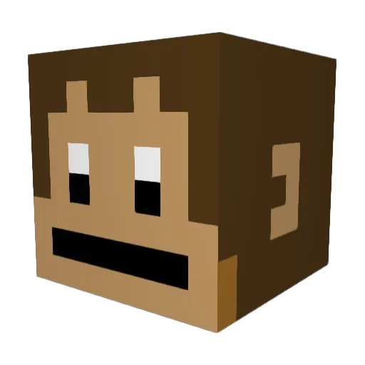 Walr0ss15 Minecraft avatar head, 3D render