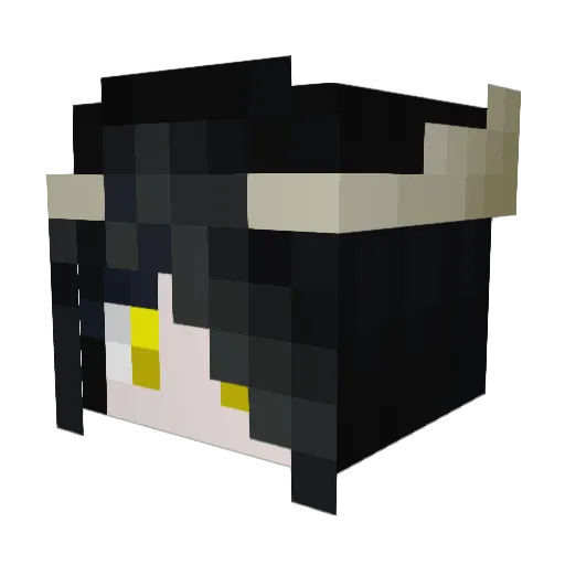 Walrus8D Minecraft avatar head, 3D render