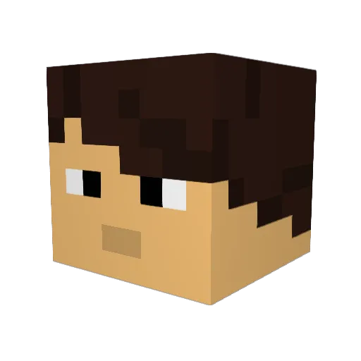 WaltNotAlt Minecraft avatar head, 3D render