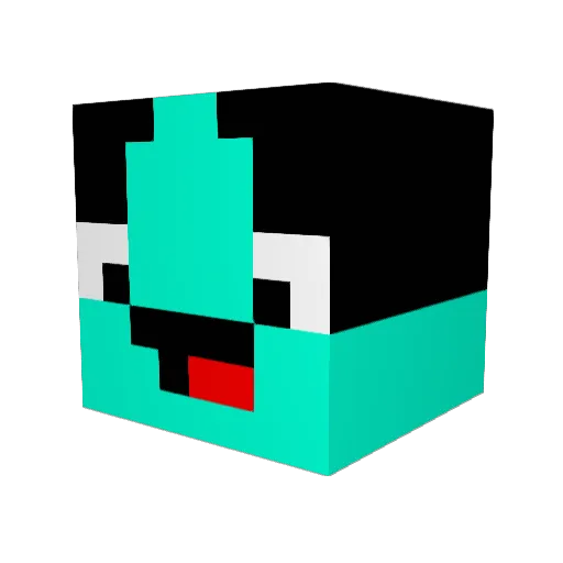 WaltThePotato Minecraft avatar head, 3D render