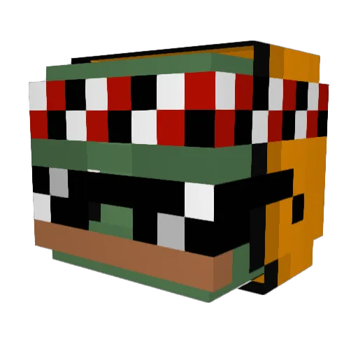 Walt_XD Minecraft avatar head, 3D render
