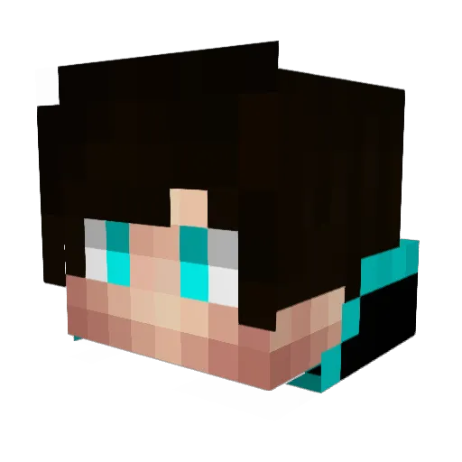 WalterVayt Minecraft avatar head, 3D render