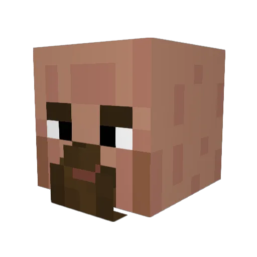 WalterWhiteJR666 Minecraft avatar head, 3D render