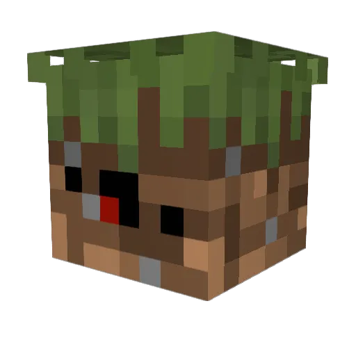 Walter_Black1 Minecraft avatar head, 3D render