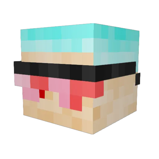 Walter_Gray Minecraft avatar head, 3D render
