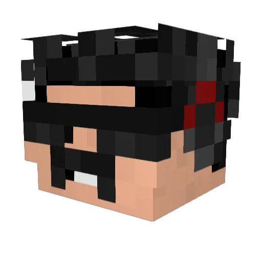 Walter_White20 Minecraft avatar head, 3D render
