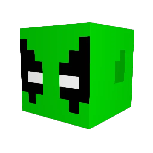 Walter_Wilbur Minecraft avatar head, 3D render