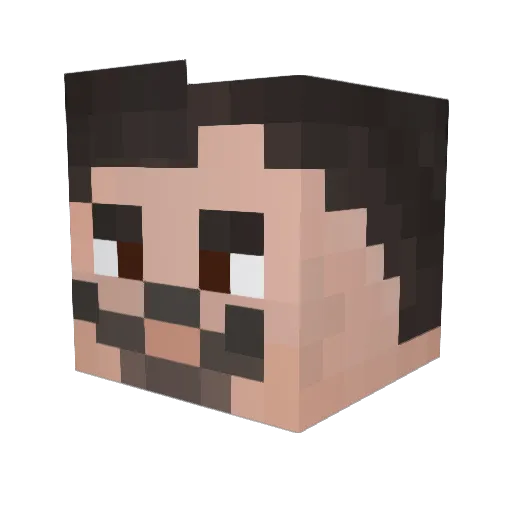 Walter_wa1t Minecraft avatar head, 3D render