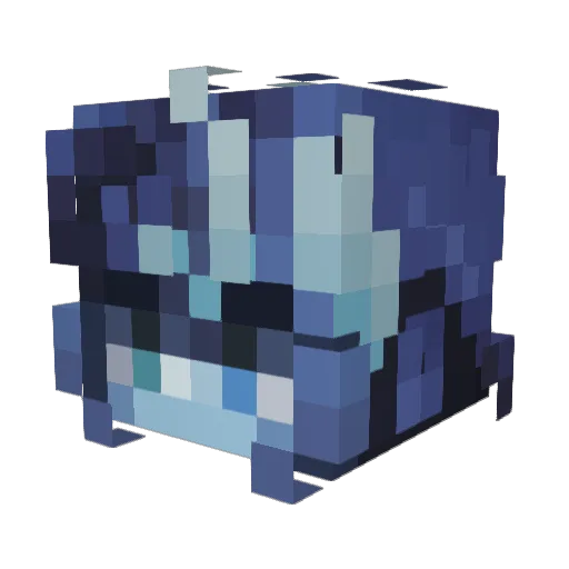 Walterrin Minecraft avatar head, 3D render