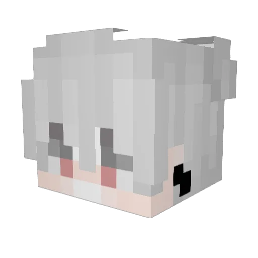 Walterzzs Minecraft avatar head, 3D render