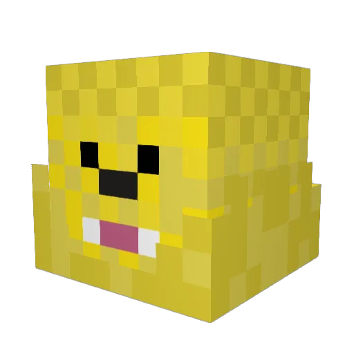 Waltgaming7 Minecraft avatar head, 3D render
