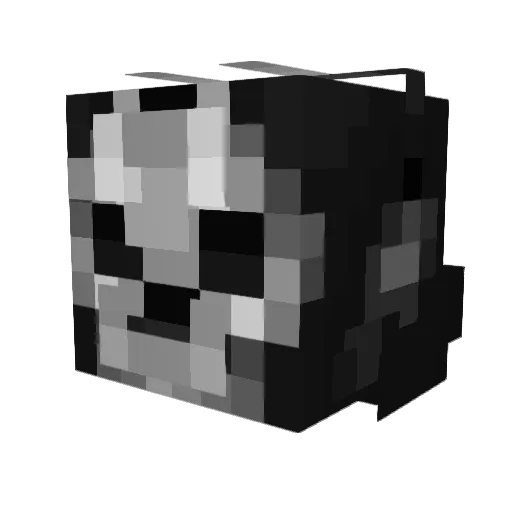 Walzburgerr Minecraft avatar head, 3D render