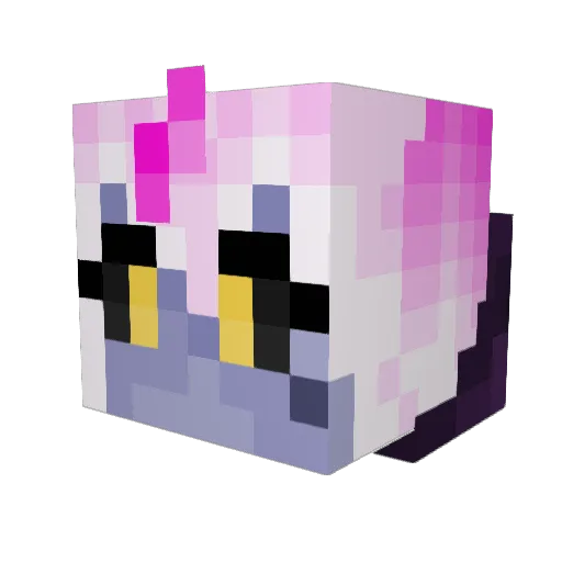 Wambamdizzle Minecraft avatar head, 3D render