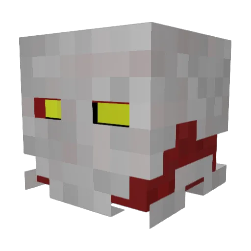 WamerBull Minecraft avatar head, 3D render