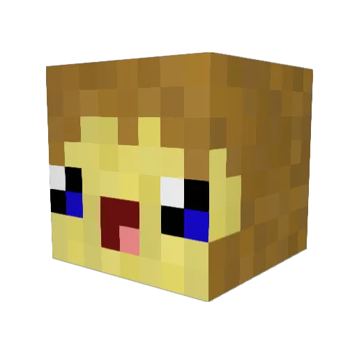 WanderEule123 Minecraft avatar head, 3D render