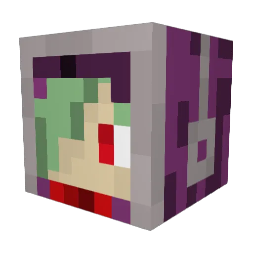 WanderingKappa Minecraft avatar head, 3D render