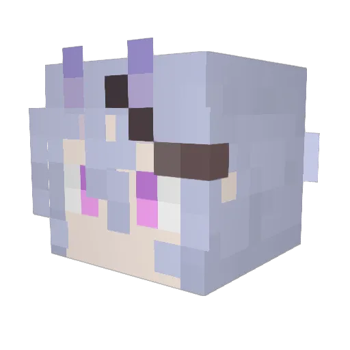 WanderingPastry Minecraft avatar head, 3D render