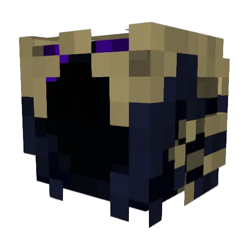 WanderingWraith_ Minecraft avatar head, 3D render