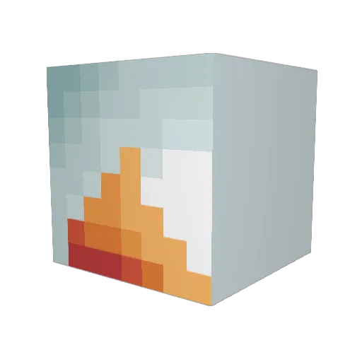 Wandering_Ox_ Minecraft avatar head, 3D render