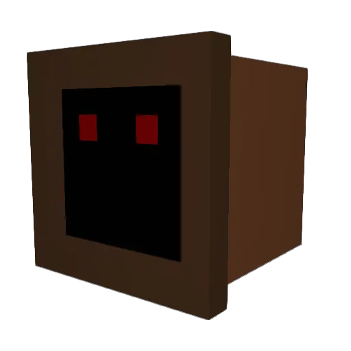 Wandermoench Minecraft avatar head, 3D render