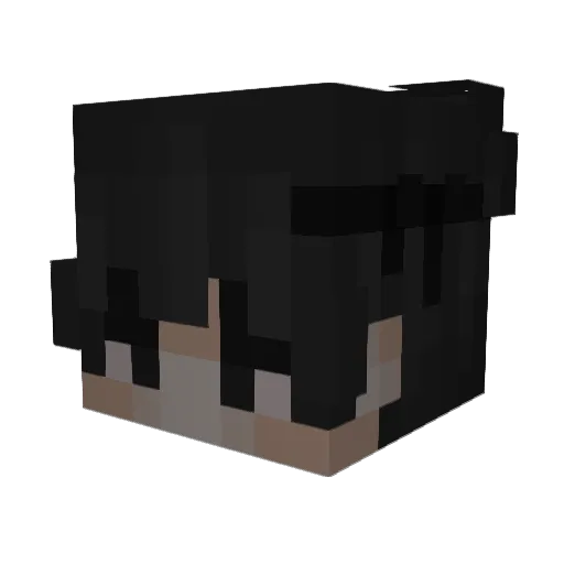 WandrsAlt Minecraft avatar head, 3D render