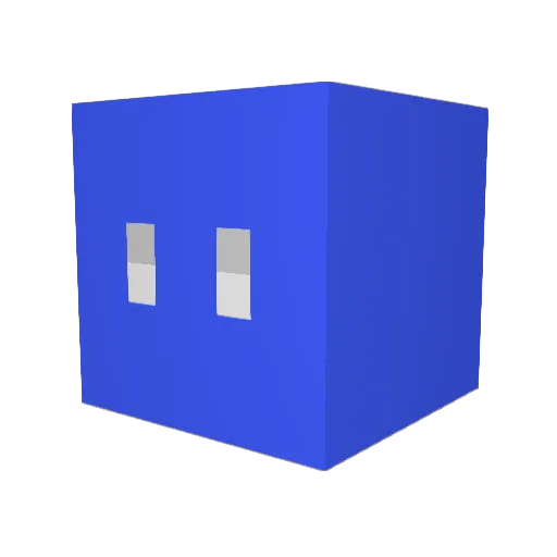 WangMSS Minecraft avatar head, 3D render