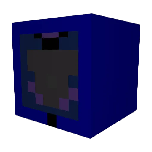 WangeroogerQue Minecraft avatar head, 3D render