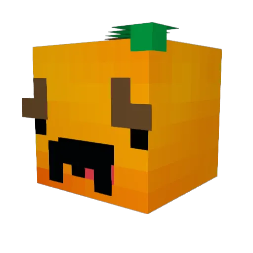 WangoMango23 Minecraft avatar head, 3D render