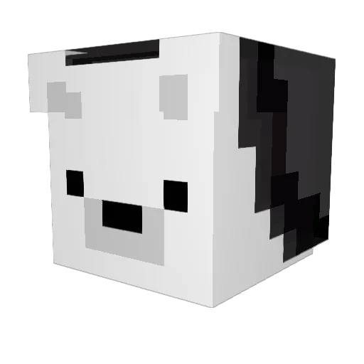 WannaBeFlameDrag Minecraft avatar head, 3D render