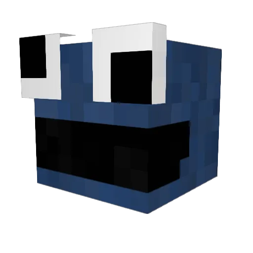 WannaBeLegolas Minecraft avatar head, 3D render