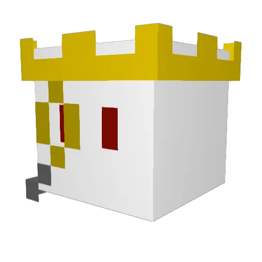WannaBePhoenix Minecraft avatar head, 3D render