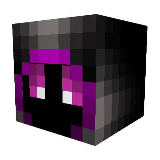 WannaMarchi Minecraft avatar head, 3D render