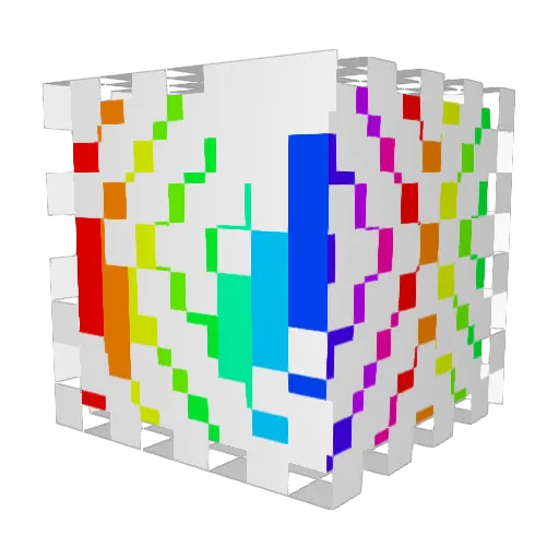 Wannax Minecraft avatar head, 3D render