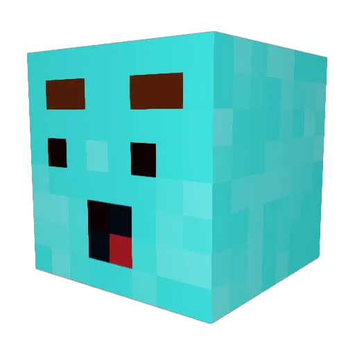 Wannesje Minecraft avatar head, 3D render
