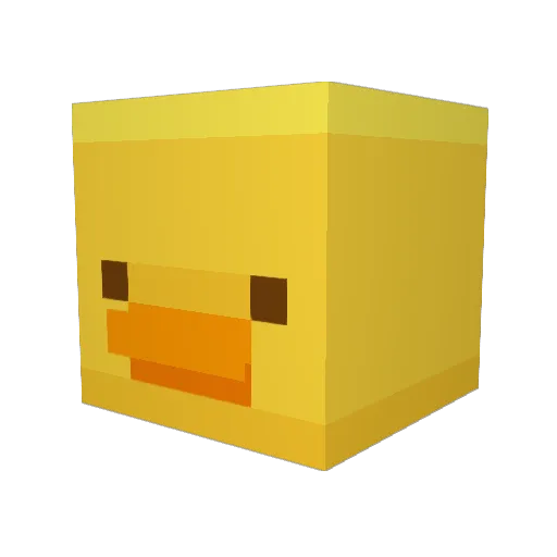 Wantonicus Minecraft avatar head, 3D render