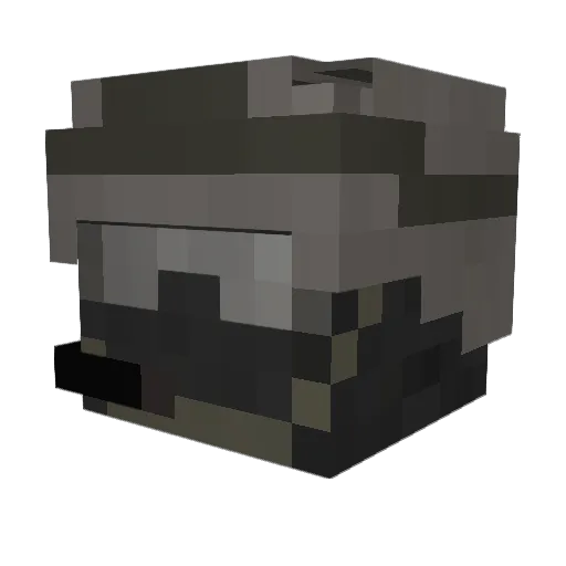 Wappow Minecraft avatar head, 3D render