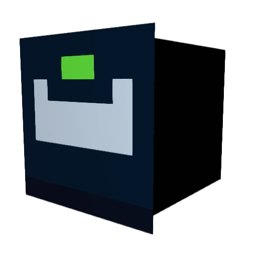 War1ock666 Minecraft avatar head, 3D render