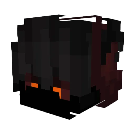 WarDefined Minecraft avatar head, 3D render