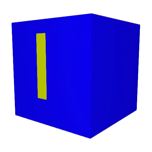 WarELC Minecraft avatar head, 3D render